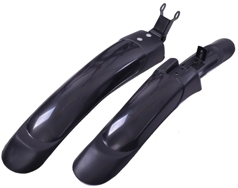 Mountain Bike Suspension Mudguard Set Black 